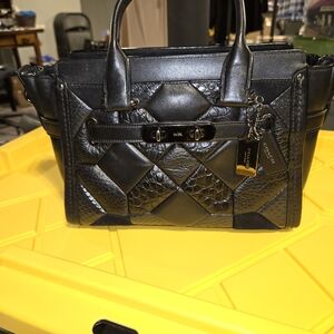 Coach purse black leather